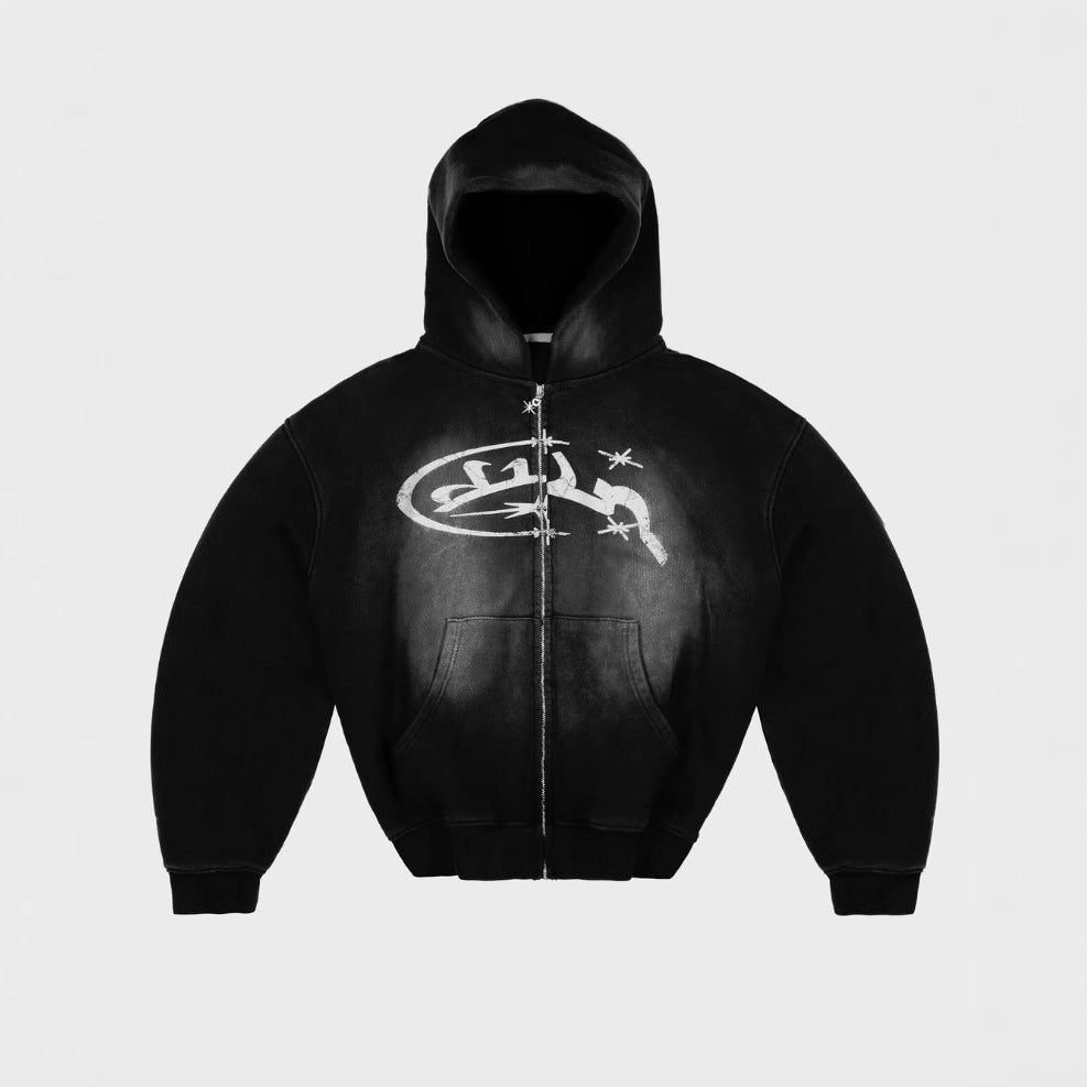 Men’s graphic cool hooded Zipper Hoodie