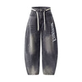 Einkang - Baggy Graphic Jeans