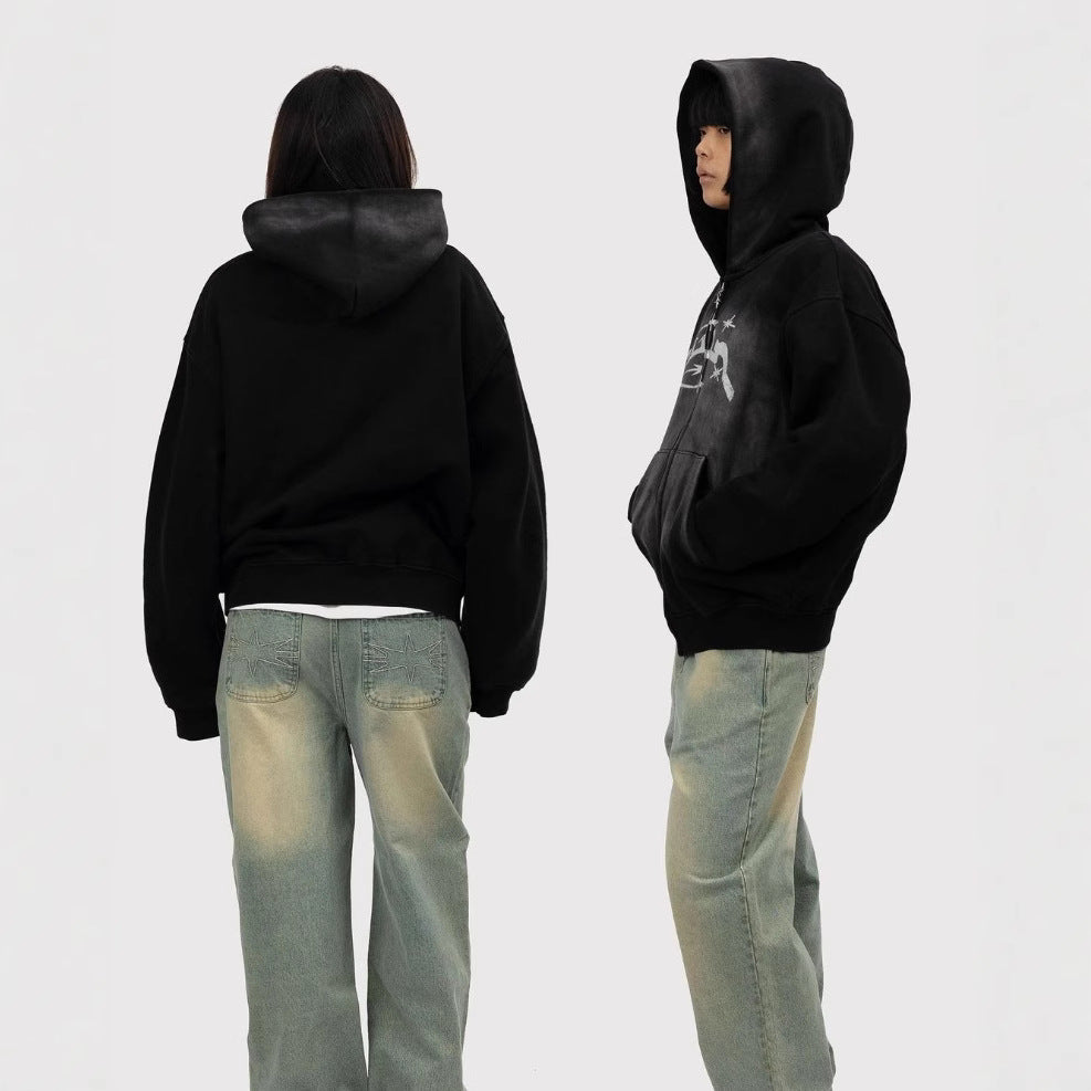 Men’s graphic cool hooded Zipper Hoodie