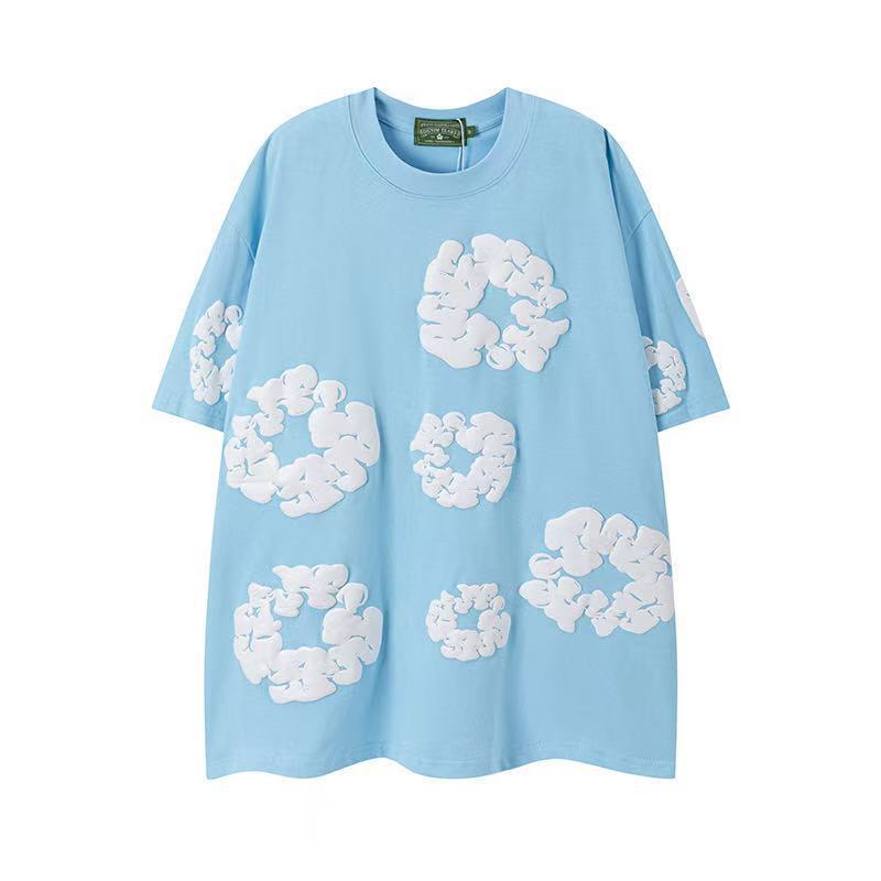 Kapok cotton short-sleeved T-shirt and shorts T-shirt and shorts