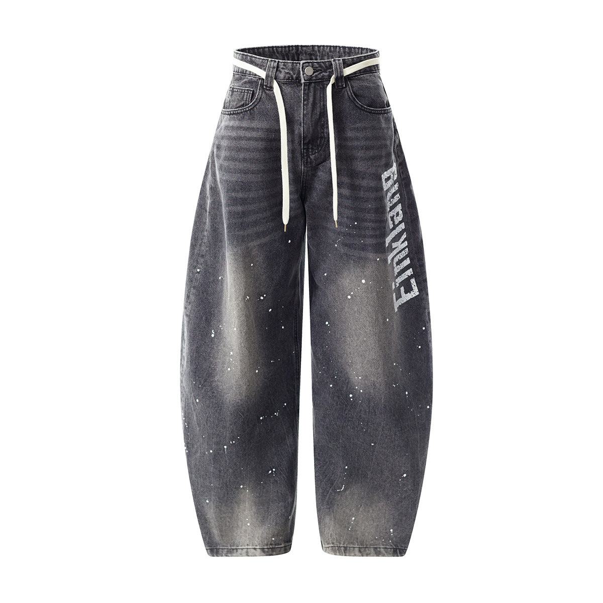 Einkang - Baggy Graphic Jeans