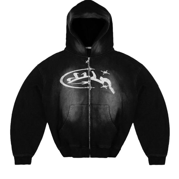 Men’s graphic cool hooded Zipper Hoodie