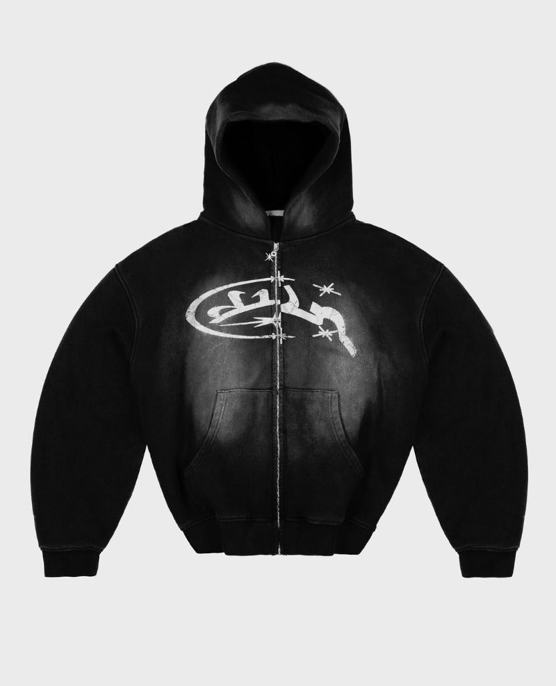 Men’s graphic cool hooded Zipper Hoodie