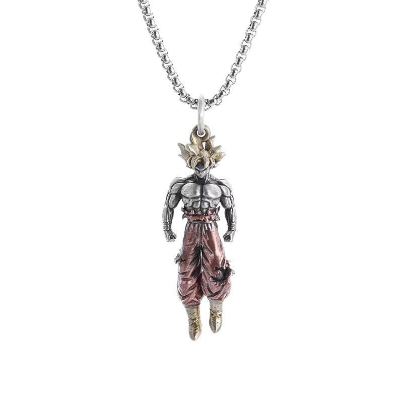 Dragon Ball Saiyan Boys' cool sweater chain, long and versatile student accessory for girls