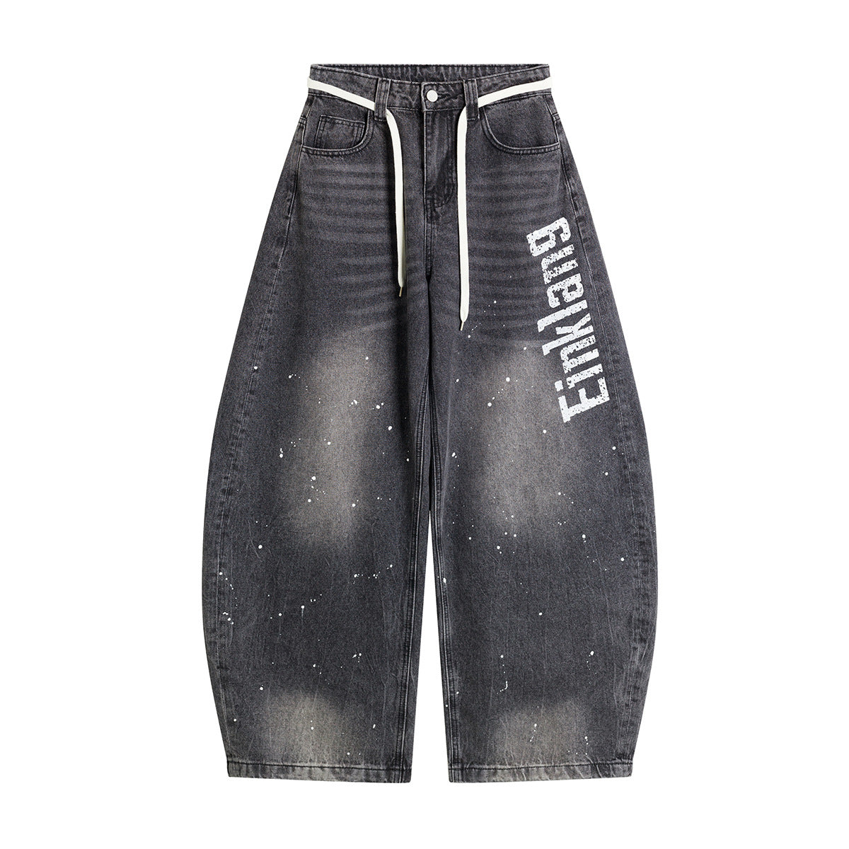 Einkang - Baggy Graphic Jeans